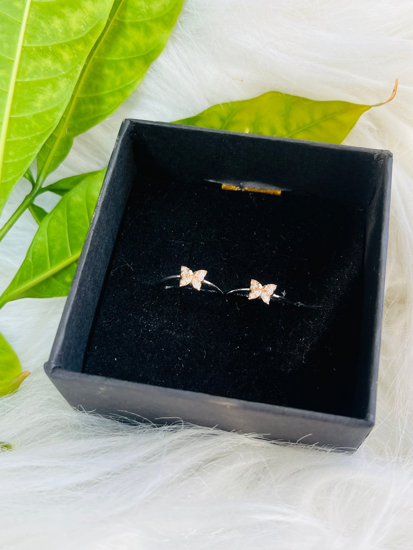 Butterfly Bow Silver Toe Ring | 925 Silver Hallmarked Adjustable Bichhiya