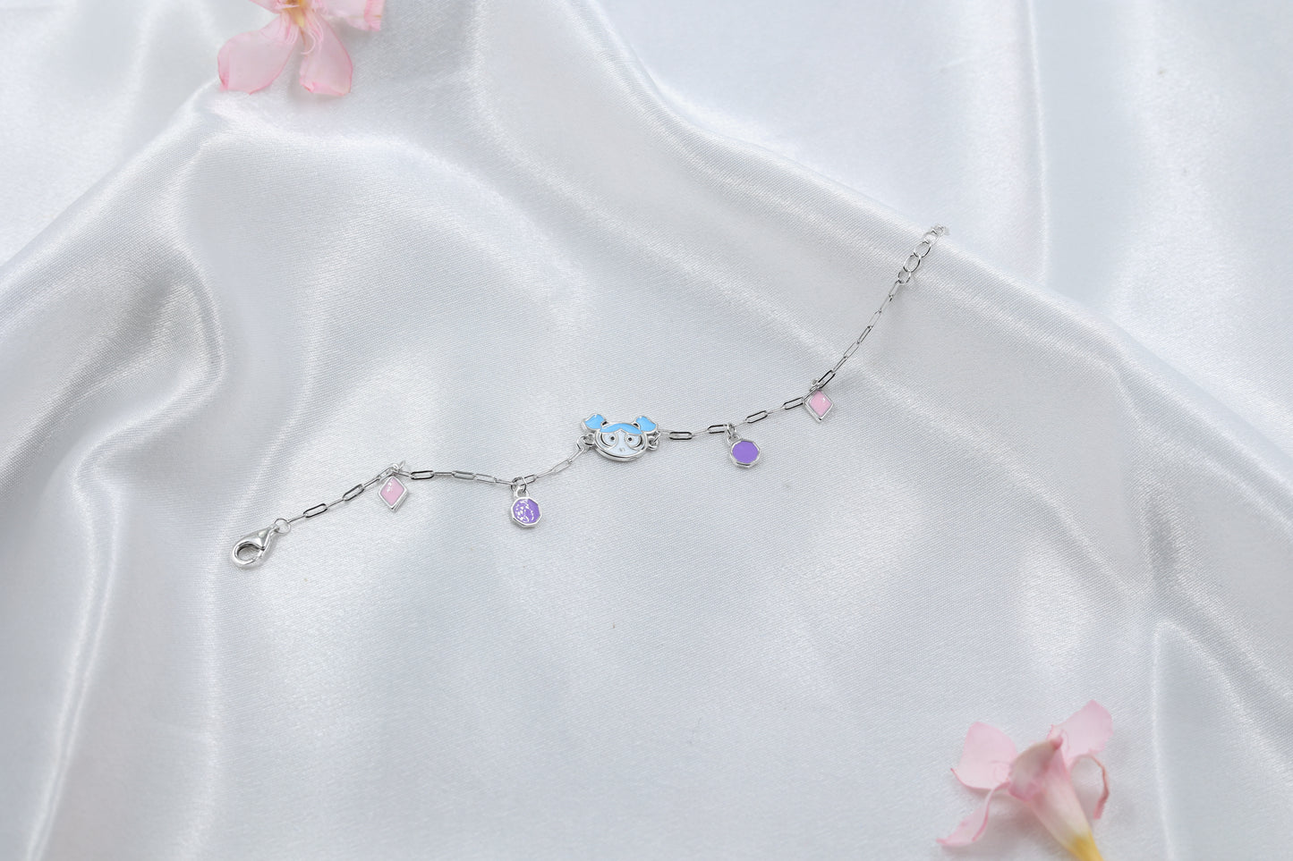 Cute Mouse Kids Bracelet | 925 Hallmarked Silver Adjustable Chain