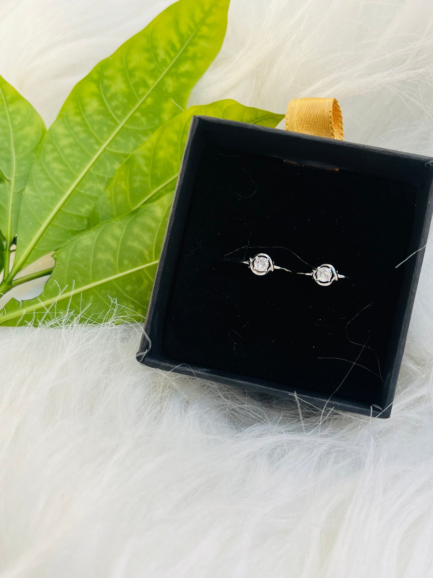 Classic CZ Silver Toe Ring | 925 Silver Hallmarked Adjustable Bichhiya