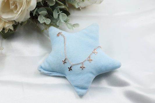 Floral Kids Braclet | 925 Hallmark Silver