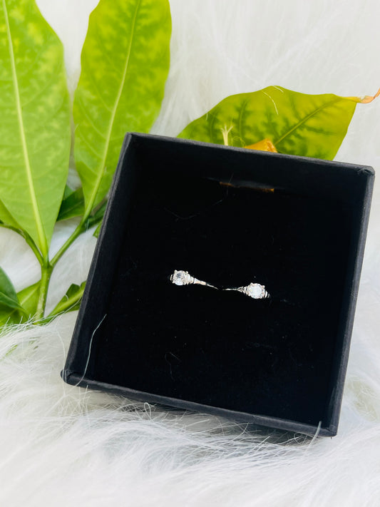 Classic CZ Silver Toe Rings | 925 Silver Hallmark Bichiya |